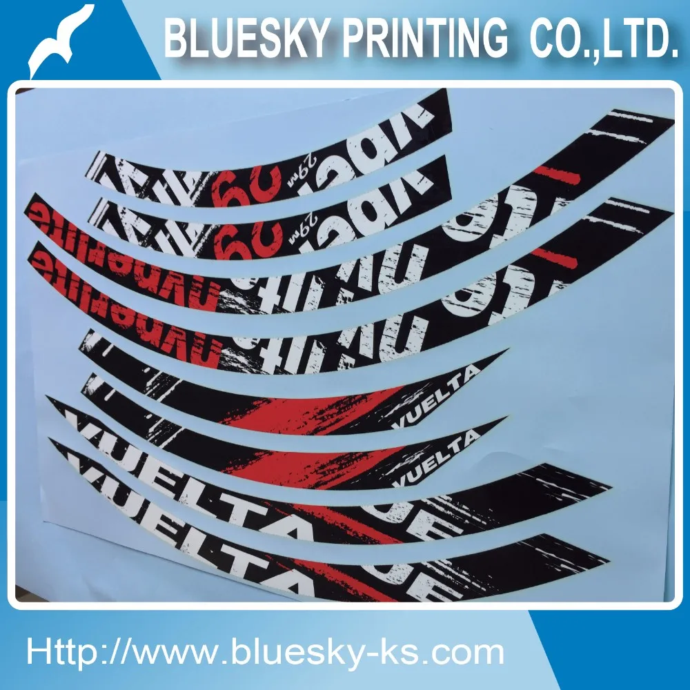 Pvc Cycling Bicycle Carbon Wheel Rim Decals,Custom Bike Decals Buy