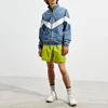 Men Long Sleeve High Neck Casual wear Fashion Zipper Up Denim Track Jacket