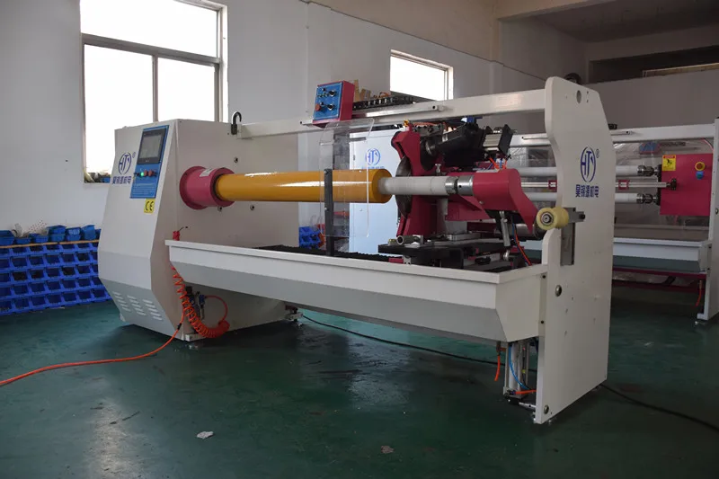 Hjyqj01 Custom Size Automatic Tape & Paper Roll Cutter/cutting Machine