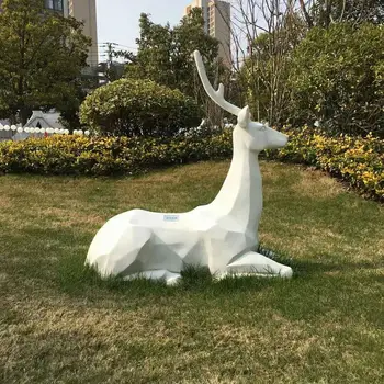 Garden Decoration Elk Statue Fibergl Large Outdoor Sculptures Animal Statues Garden Decoration Elk Statue Fibergl Large Outdoor Sculptures Animal Statues