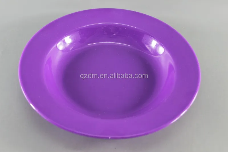 Purple colour Melamine Salad Plate, Suop Plate