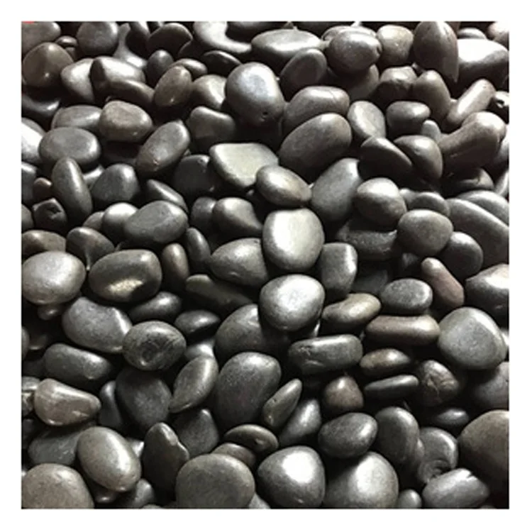 Decorative River Pebble Black Polished Pebble Buy Black Polished