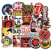 Band Stickers Pack Rock Roll Decals Laptop Cars Guitar Vinyl Waterproof Graffiti Stickers