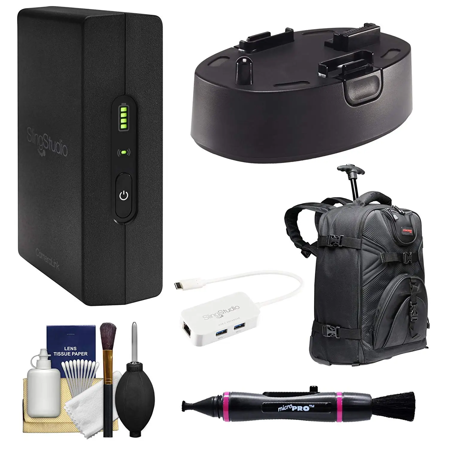 Cleaning Kit SlingStudio Wireless CameraLink with Backpack Lenspen