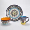 2017 latest ceramic dinnerware set with popular design earthenware