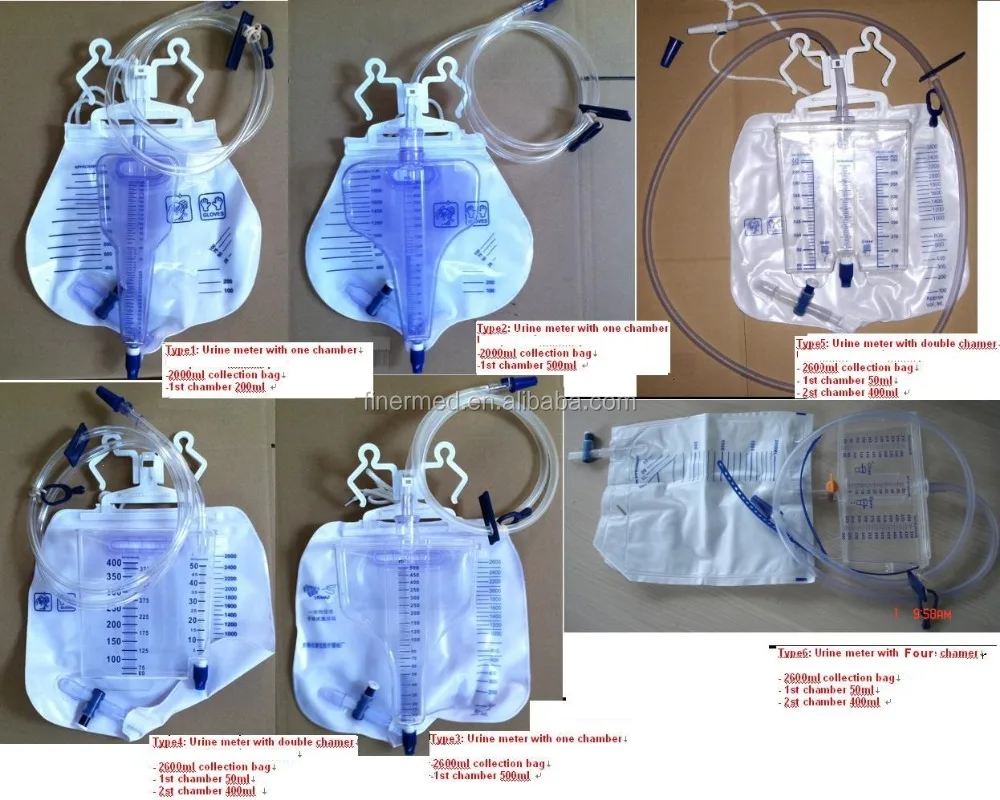 2000ml Adult Medical Disposable Urine Bag Buy Urine Bag,Disposable
