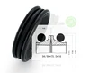 Excavator differential floating seal travel annular gear float oil seal