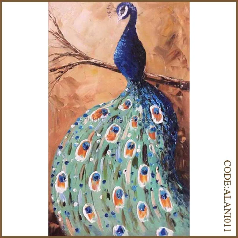 Картина павлин гончарова