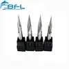 Tungsten solid Carbide cnc Engraves Tools Cutter bits for aluminium or plastic cone