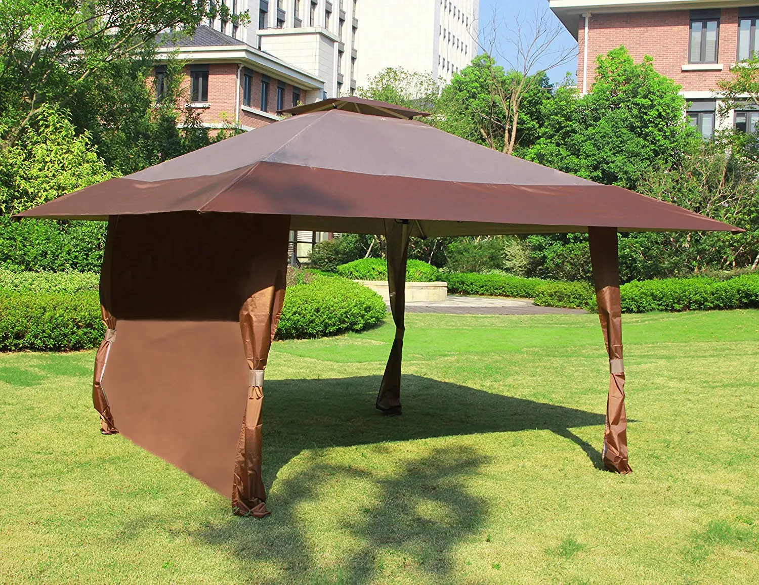 Canopy Wind Curtain Find Deals On Line At Get Quotations Cloud Mountain 1 Pc Wall Side Gazebo Canopy Wind And Sun Shade Privacy Panel Curtain Replacement