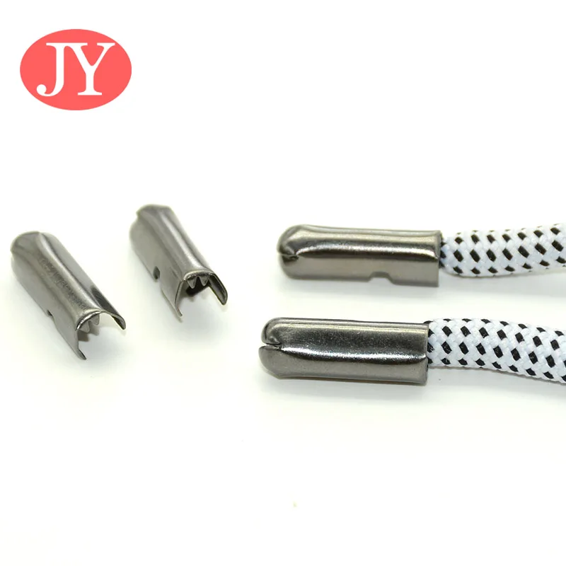 Buy Shoe Lace Bracelet Aglet Rope Cord End Cap With Two Openings, Metal  Stopper For Cap Drawcord from Dongguan Yonglidasheng Metal Product Co.,  Ltd., China