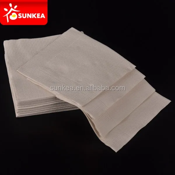 100% biodegradable large printed paper napkin, white napkins