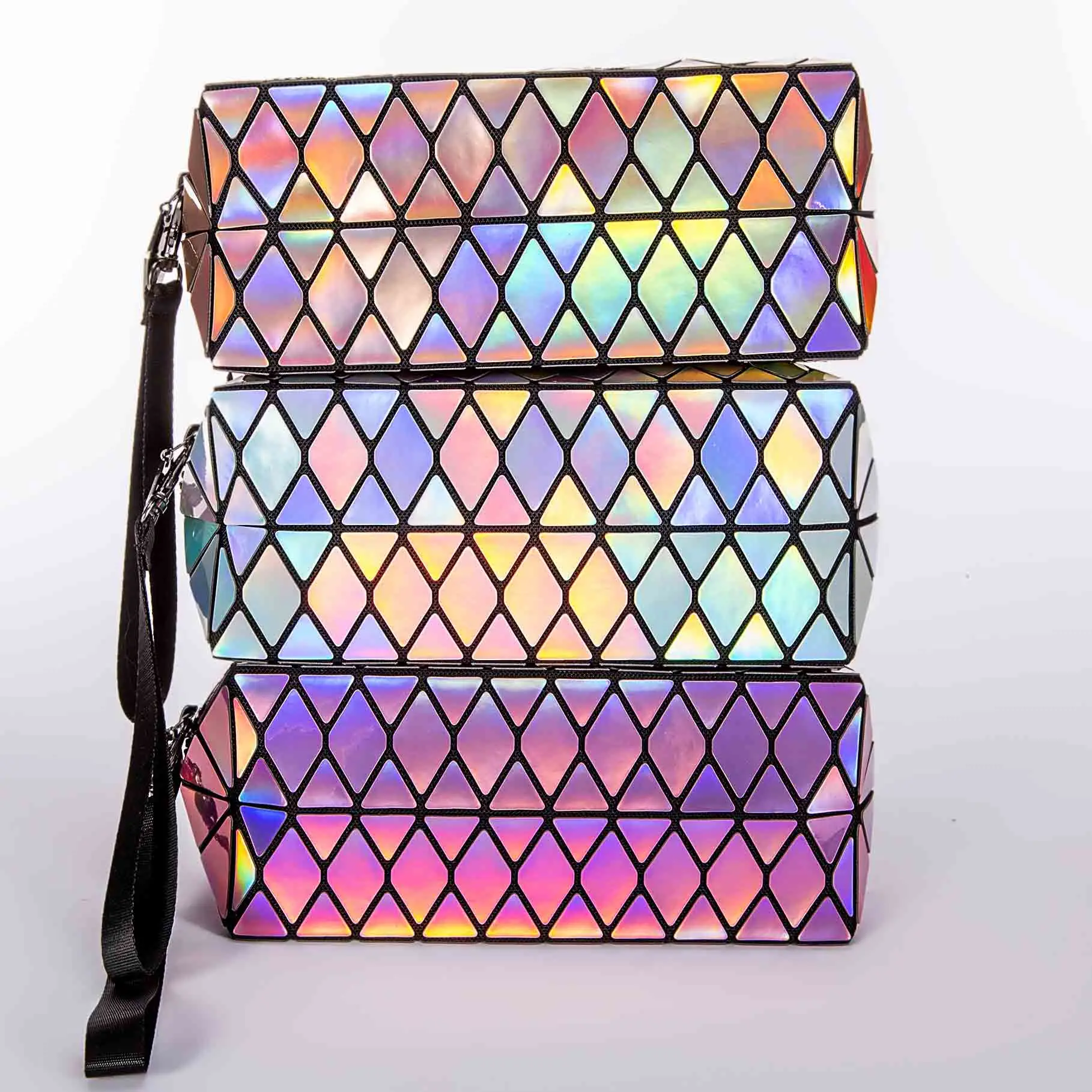 geometric folding bag