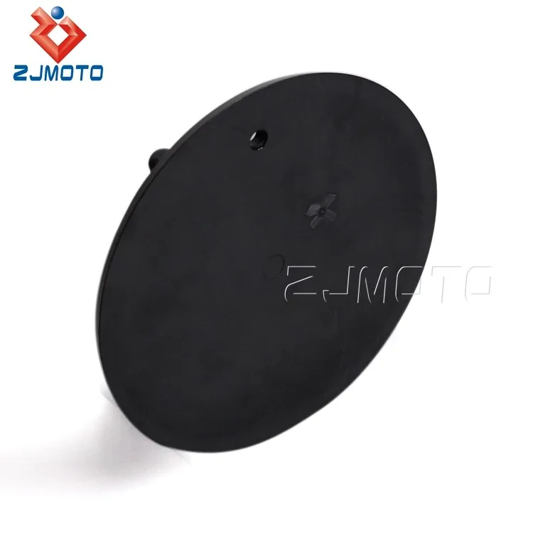 Universal Black Motorcycle Kickstand Pad Puck For Harley Honda Kawasaki