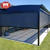 Automatic Operation Windy protect side track zipper fabric roller blinds