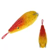 Nice quality orange fishing trolling lure frog for fishing
