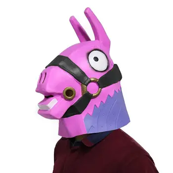 2018 new fortnite llama party mask halloween costume fortnite latex - llama fortnite