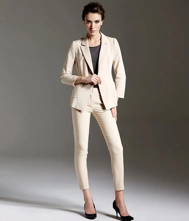 2014 New Style Jewelry Blue Slim Fit Long Sleeve Ladies Suit - Buy ...