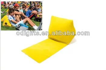 Inflatable Travel Lounge Pillow With Mat Backrest Inflatable Travel Lounge Pillow With Mat Backrest Wedge Beach Chair