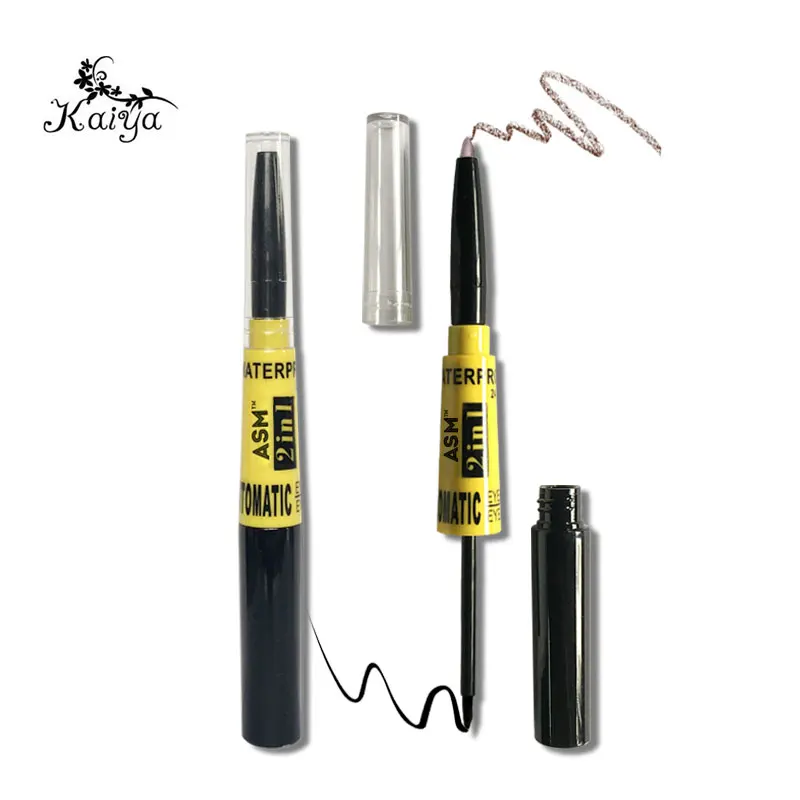 2 In 1 Doubleend Eyeliner And Rotating Gel Eyeliner Pen Cotton Nib