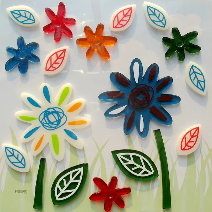 Children Gel Window Cling Jelly Rubber Non-toxic Sticker Home