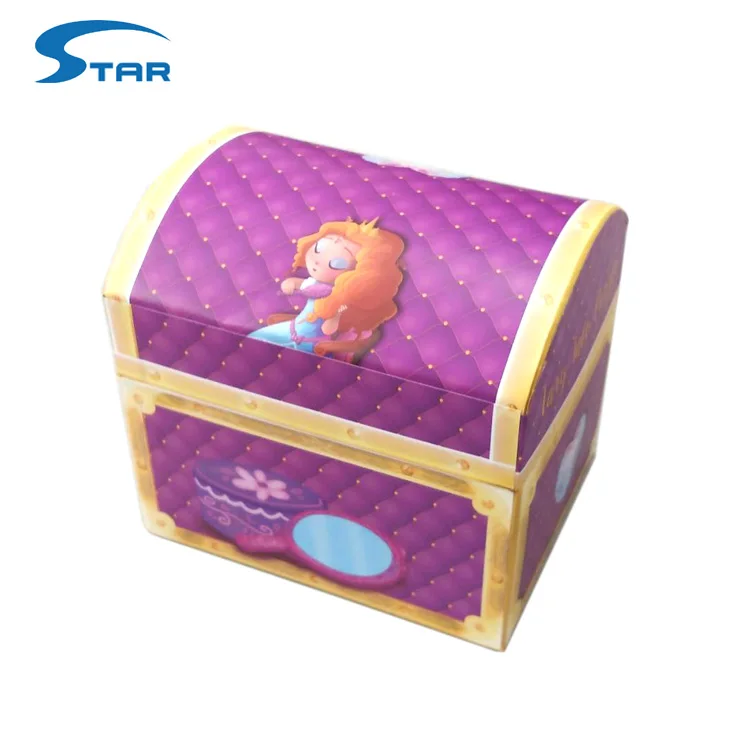 Handmade Gift Paper Cardboard Treasure Chest Box For Kids Toy Buy