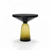 InYard Strict Selection Nordic furniture Transparent glass base Brass Bell Coffee Table