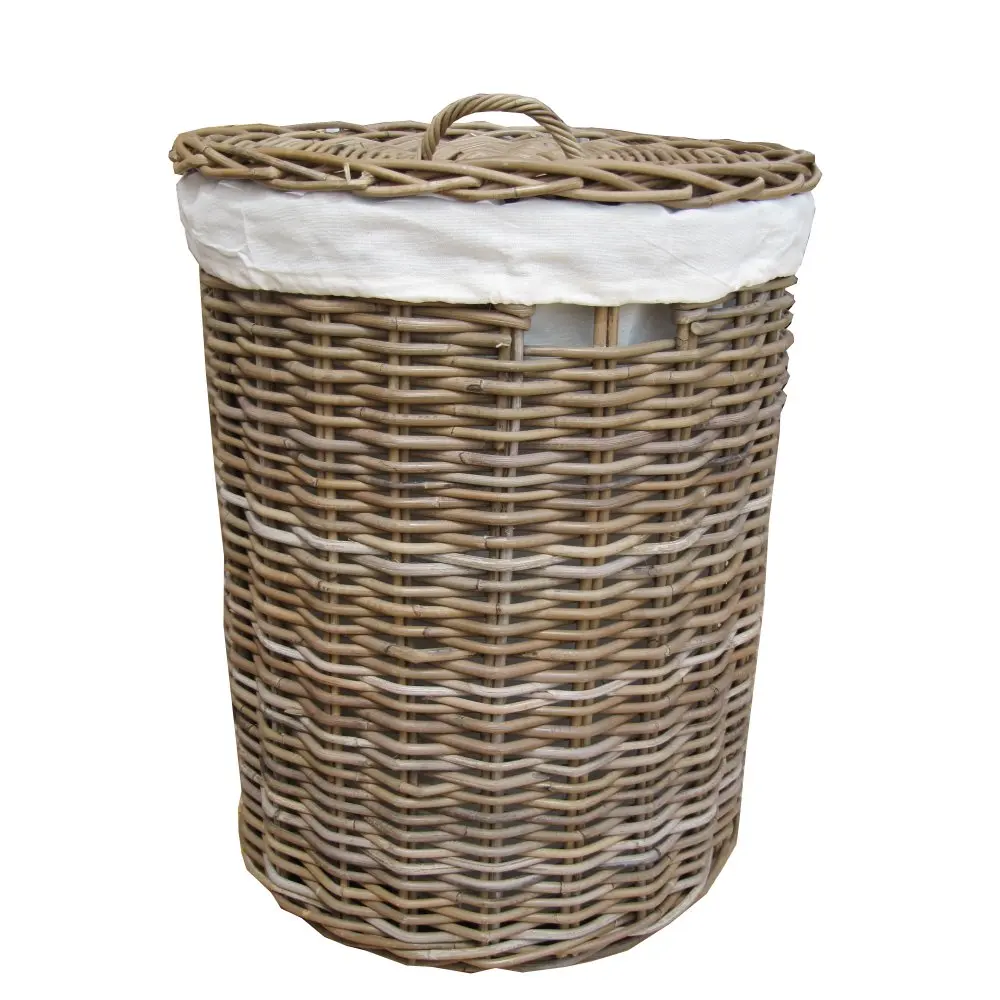 wicker laundry basket