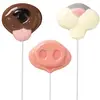 Funny hard candy animal shape lollipops, custom shaped lollipops