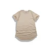 Fashion Men T Shirts Casual Streetwear Men Urban Clothing Tyga Undershirt Long Extended T-shirt Top Tee
