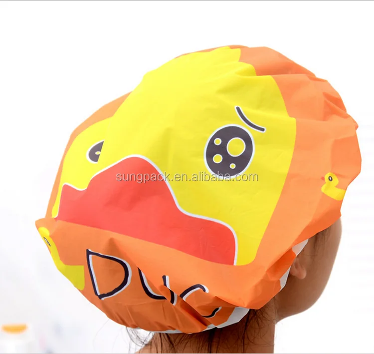 duck shower cap