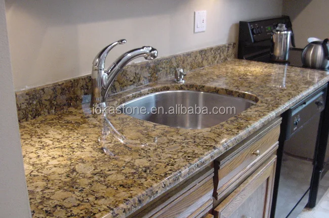 Giallo Fiorito Granite Kitchen Countertop - Buy Giallo Fiorito Granite