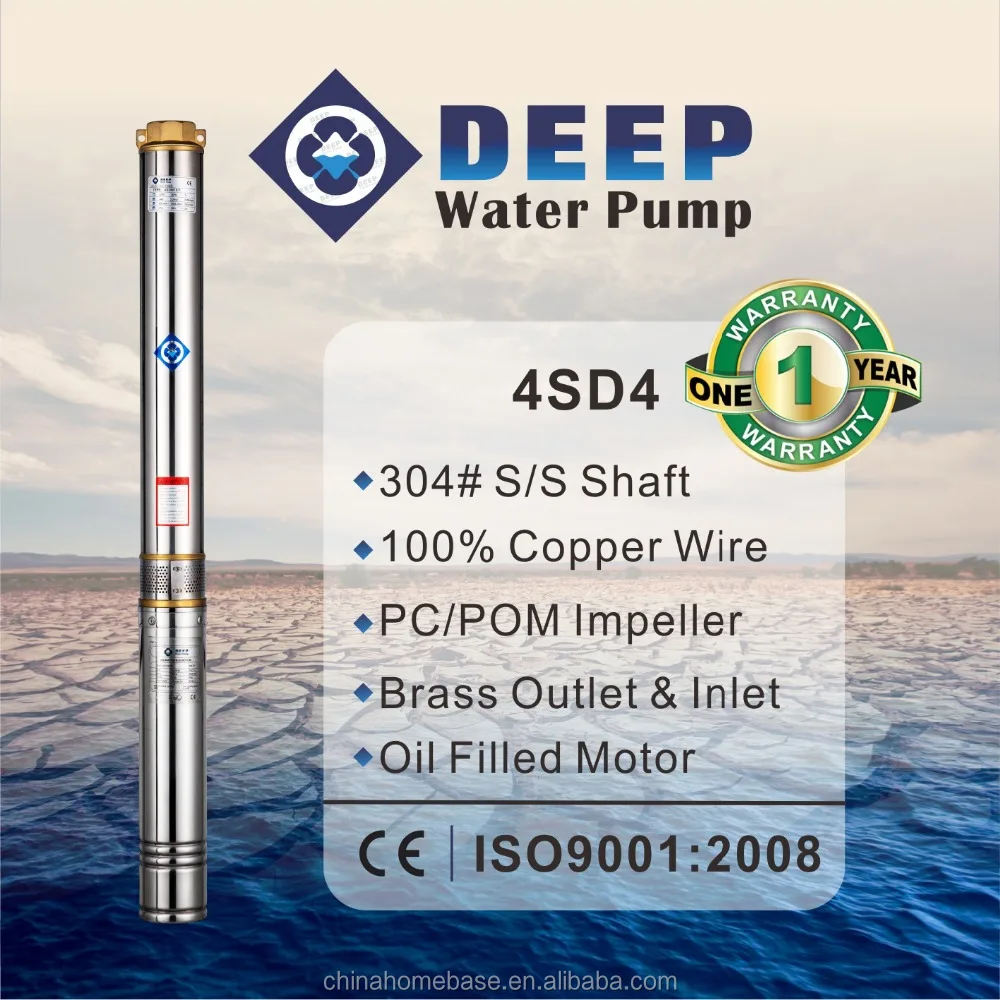 4sd4 Series Motor Oil Submersible Water Pump 1hp Ac Energy Buy Motor