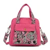2019 New Hot Selling Products Large Capacity National Wind Handbag Casual Diagonal Bag Printing Canvas Bag For Woman
