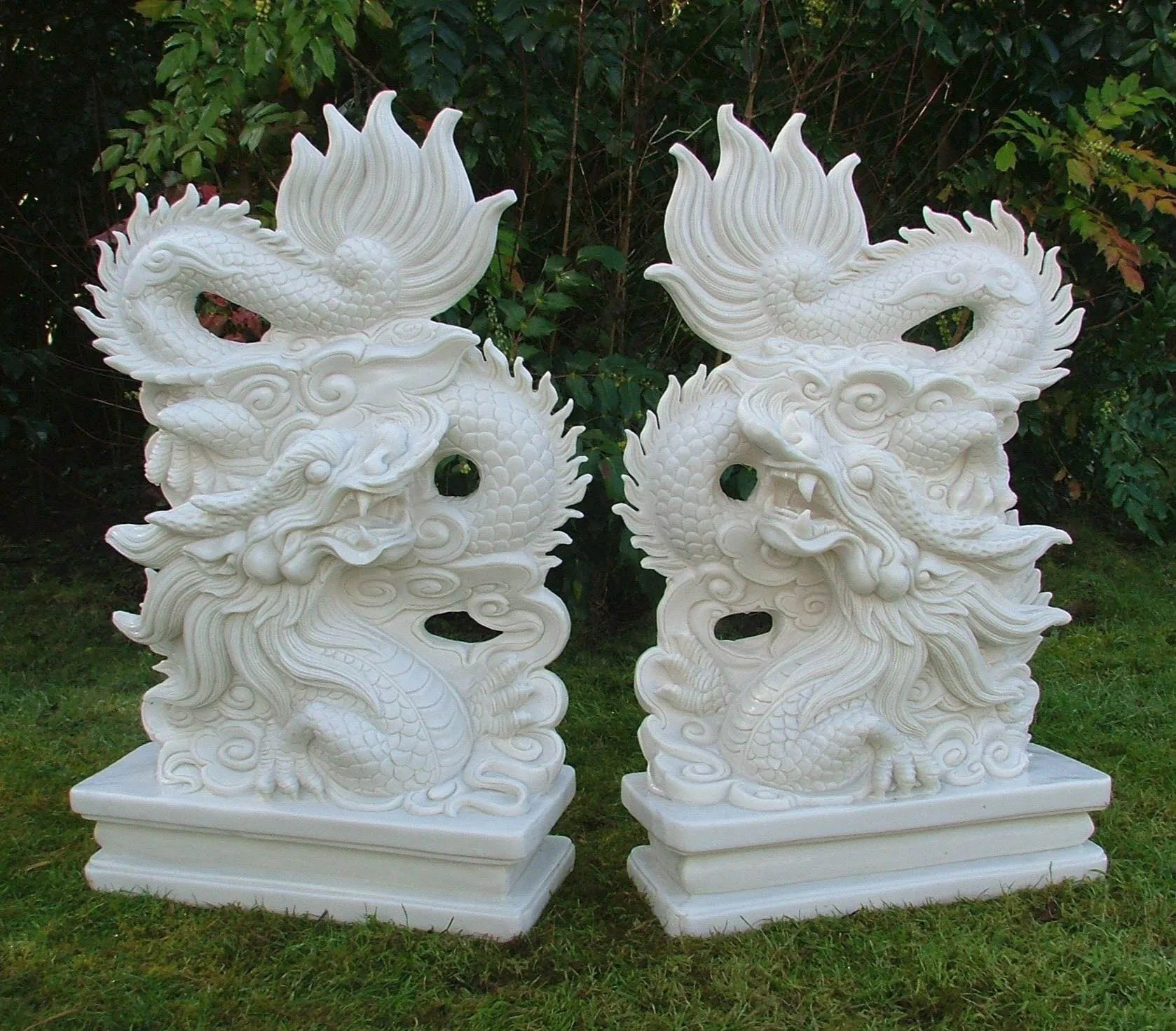 Outdoor Large Garden Dragon Head Statue Water Fountain Buy Water