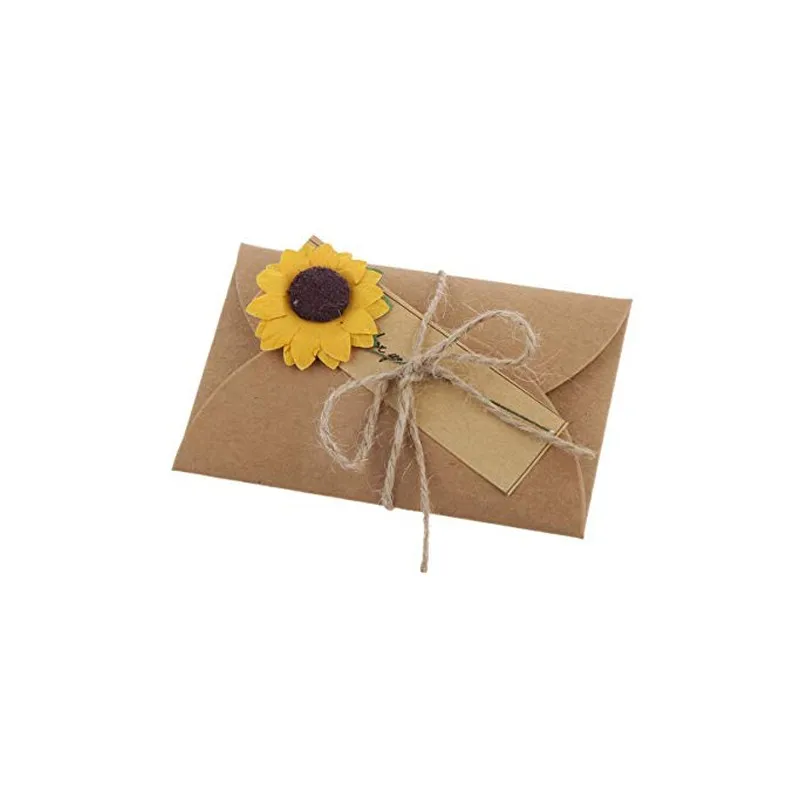 Custom Printing Kraft Paper Vintage Blank Greeting Cards Buy