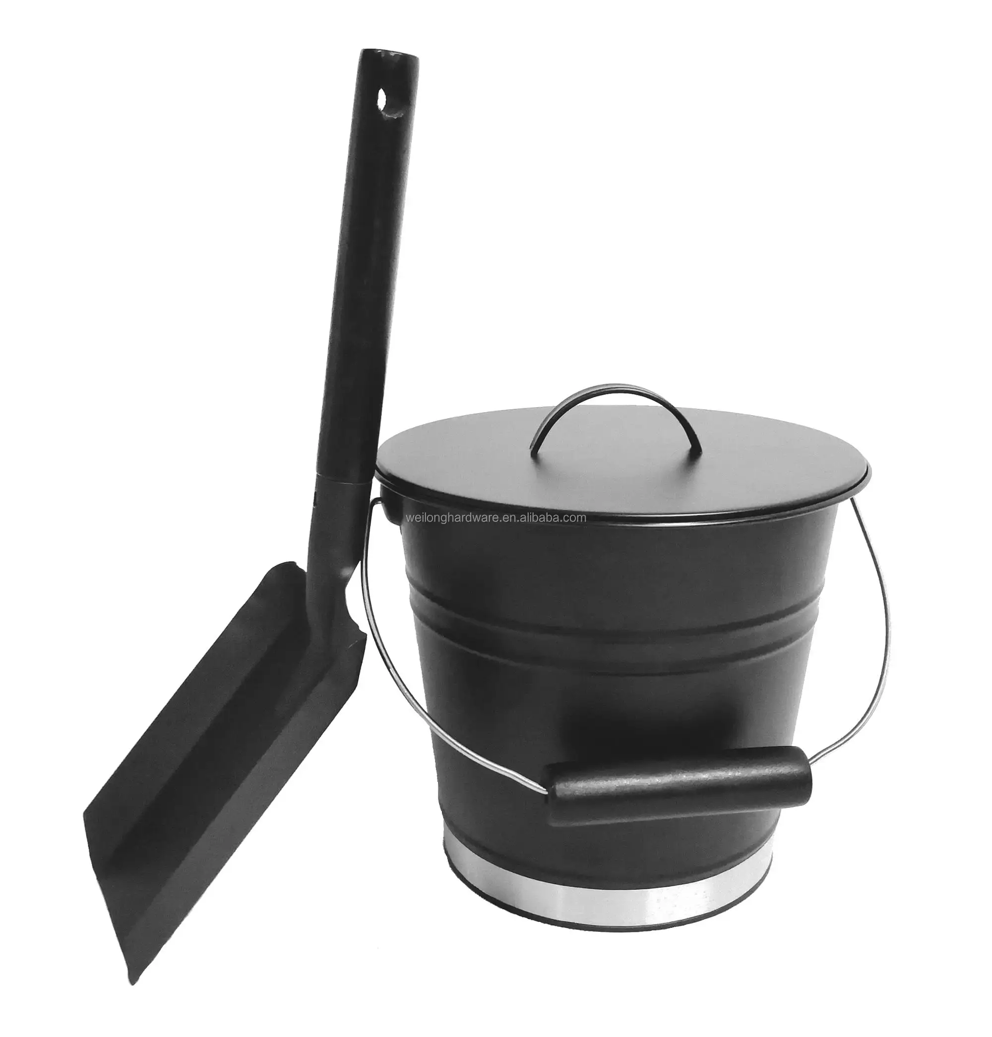 Ash Bucket For Fireplace Coal Hod For Wood Stove Black Buy Metal Ash