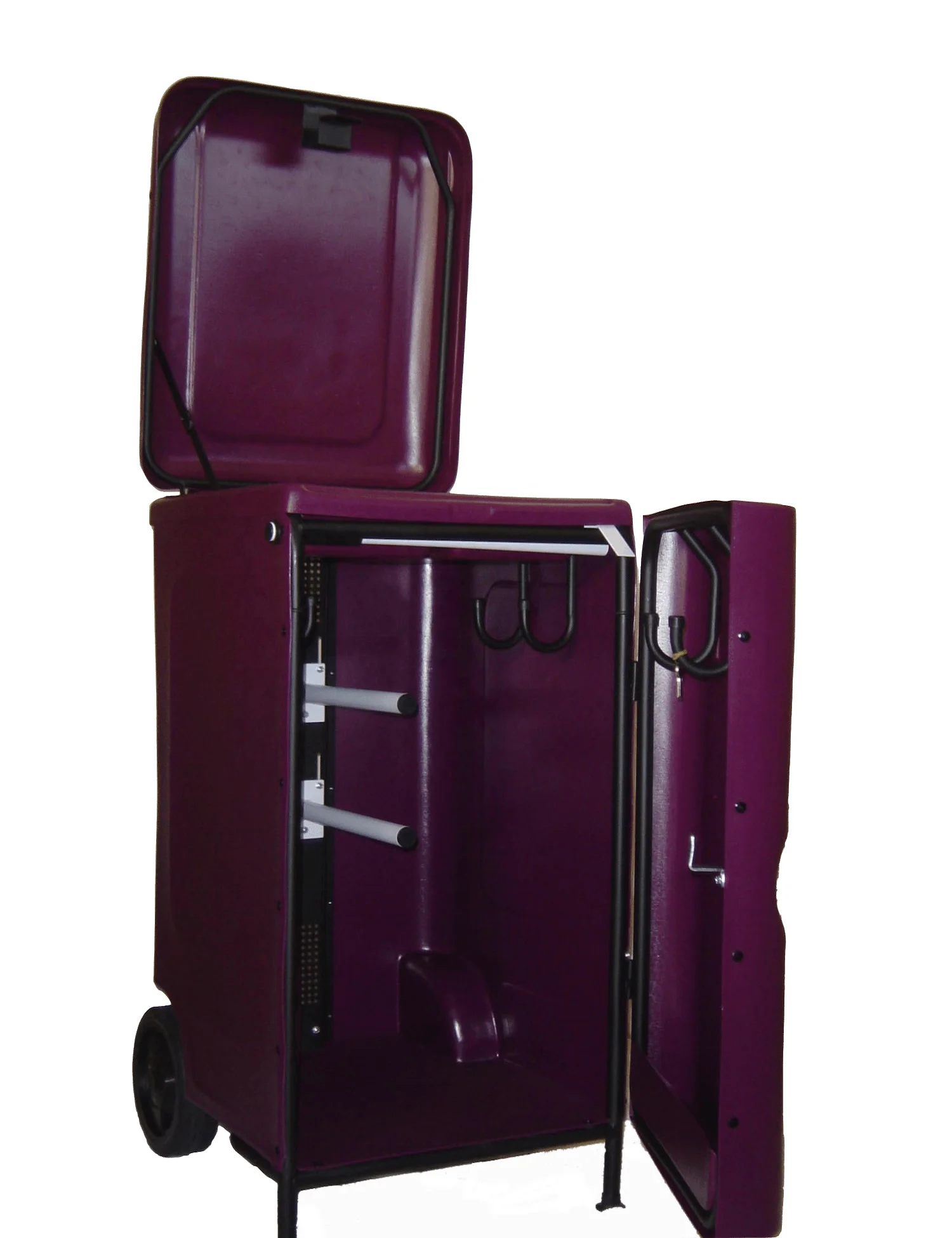 
mobile lockable horse saddle box 