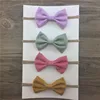 Fashion handmade baby fabric headband girl's hair bows for wholesale