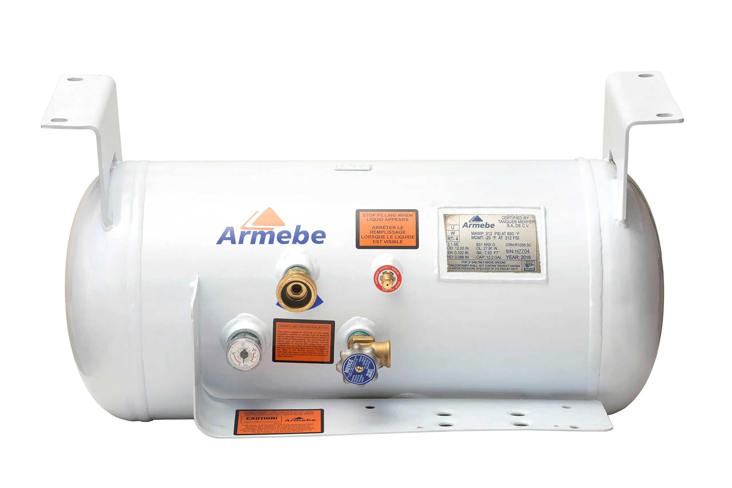 Buy Flame King Propane ASME Tank, 420Pound, White in