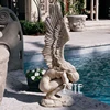 Garden decorative fiberglass angels and fairy figures statue