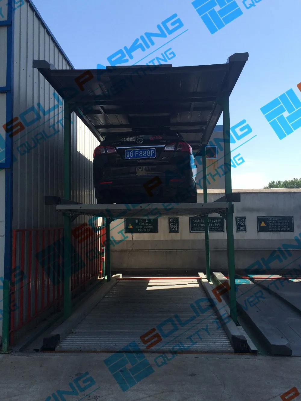 智能动态自动停车汽车升降机为家庭车库