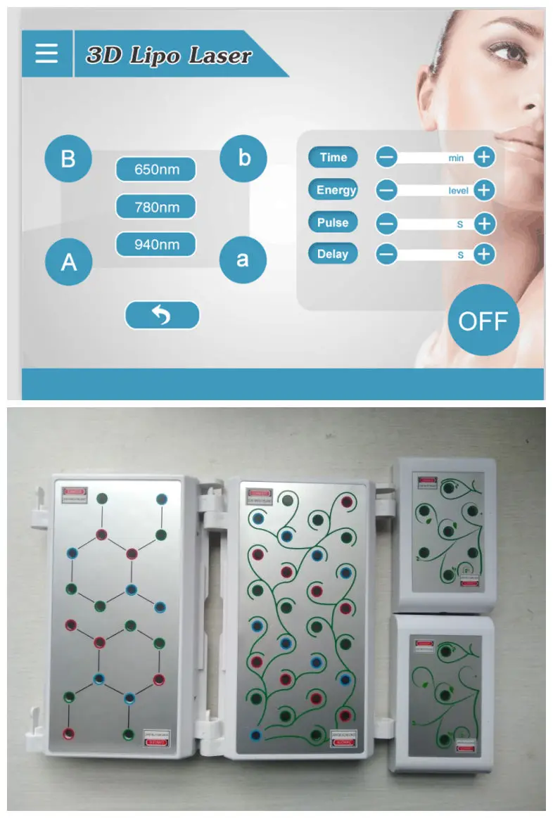 Professional CE Approved lipo laser slimming machine with 209mw lamp