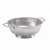 Stainless Steel 5-Quart Colander Strainer With Heavy Duty Handles And Base