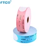 FTGO wholesale printable hospital snap on wristbands with plastic bracelet clips