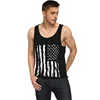 4th of July Vintage T-Shirts USA Flag Racerback Men's Tank Top