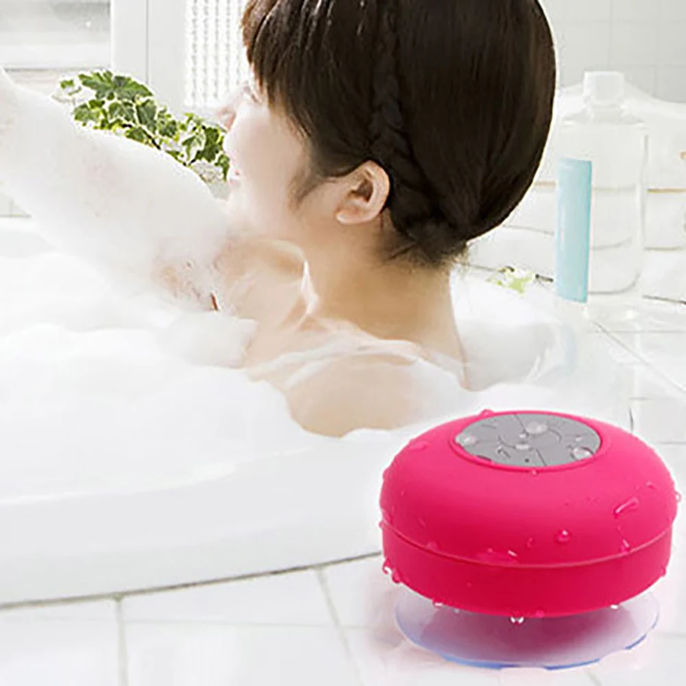 Mini Wireless Bluetooth Speaker Hands Free Waterproof Car Bathroom Office Beach Stereo Subwoofer Music Loudspeaker With Suction - ANKUX.COM