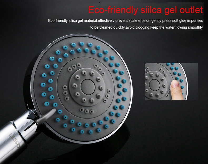 WP06507T moisture proof and water saving medium pressure rainfall hand held shower head