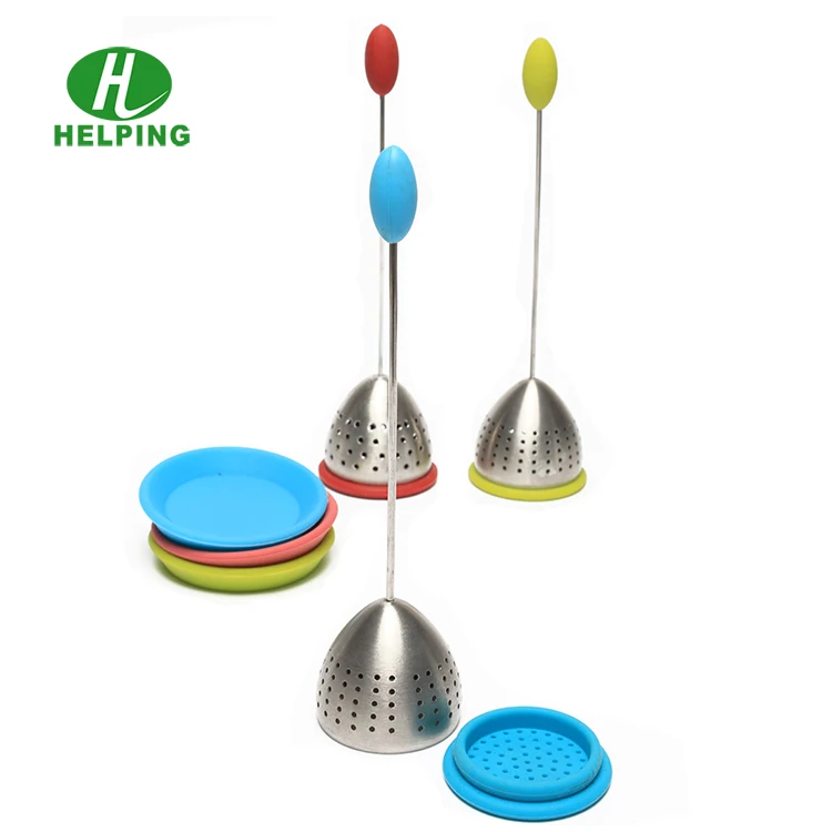 Wholesale Factory Stainless Steel Tea Filters Fda Approvedsilicone Tea