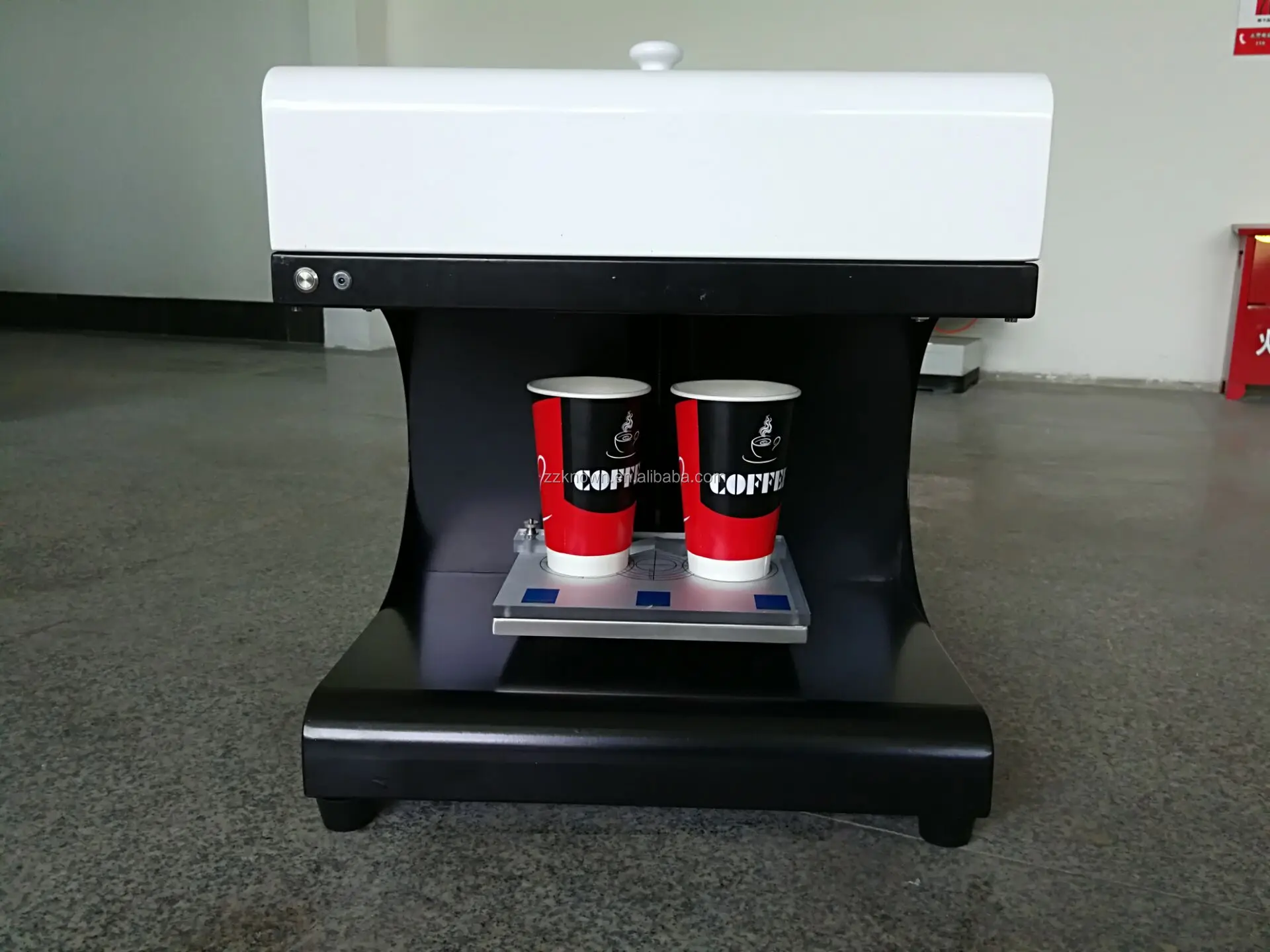 Electric 2 Heads Coffee Printing Machine /coffee Printer Machine Price